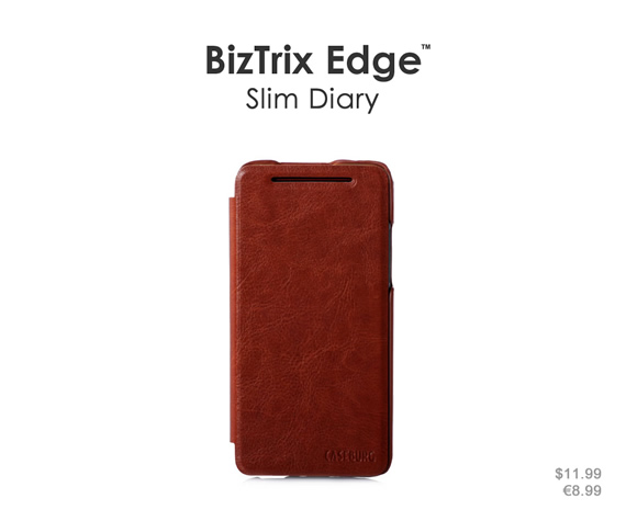 Ultra-slim case in succinct design keeps your phone thin and lightweight. Colors: Black, brown, sky blue and rose red. Materials: Premium PU leather and ultra-thin PC material.