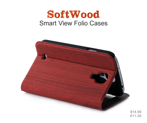 Standable wallet case with Smart View Window. The natural wood pattern keeps your phone in natural style. Colors: Maple, walnut and bloodwood. Materials: High quality leather and ultra-thin PC material.